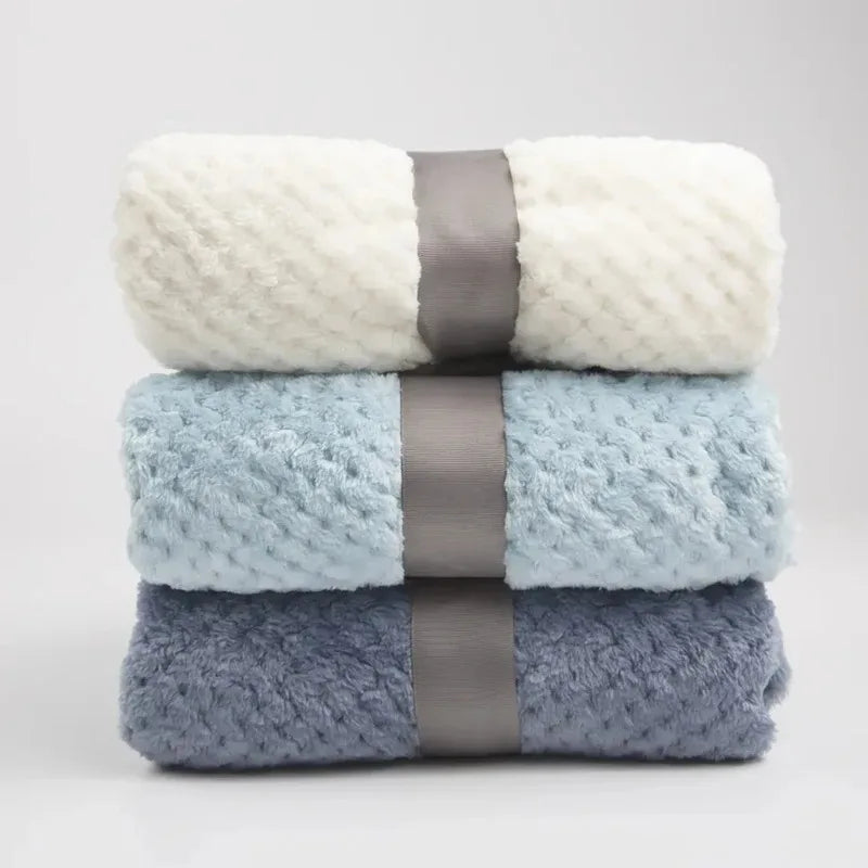 Kein Band Baby Decke Weiche Fleece Infant Quilt Bettwäsche Swaddle Wrap Decke Warme Neugeborenen Kinderwagen Schlaf Abdeckung Kindergarten