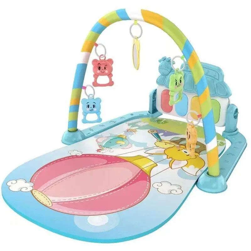 Baby 0-1 Jahre alt Baby Fitness Stand Pedal Klavier Spielzeug Neugeborenen Musik Pedal Klavier Fitnessgeräte Bettglocke Spielzeug