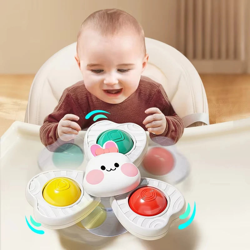 Baby Sucker Spinning Spielzeug Kinder Bad Montessori Bildung Rotierenden 3 Jahre Badezimmer Spielzeug für Kleinkind Kleinkind Spielzeug für Baby