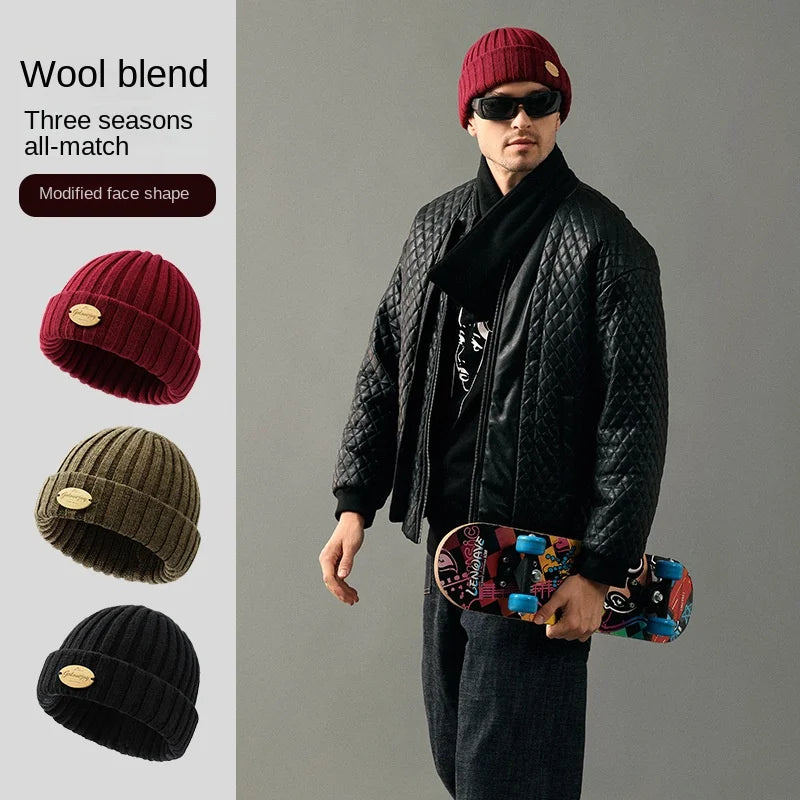 Hut für Männer Winter mittleren Alters ältere ältere Papa Mütze warmen Herbst Winter alten Opa Ente Zunge Hut Gehörschutz Hüte heiß