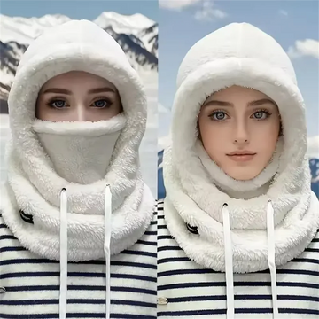 Winter warme thermische winddichte Sturmhaube Ski Kapuze Motorrad Gesichtsbedeckung Polar Fleece verstellbare Radfahren Halsbedeckung Vollgesichtsmaske