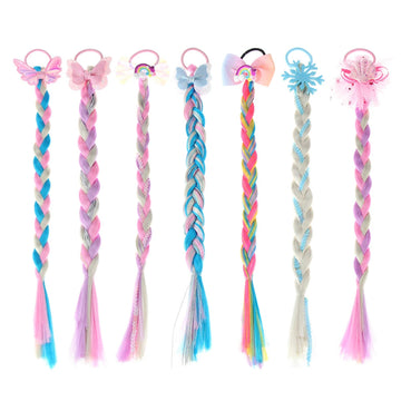 Rainbow Hair Bow Ties