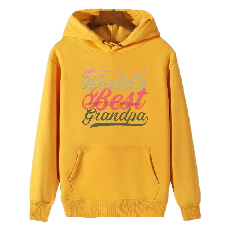 Der beste Opa der Welt, lustige Opa-Geburtstagsgeschenke, Kapuzenpullover, neue Sweatshirts, dicker Pullover, Herren-Hoodie
