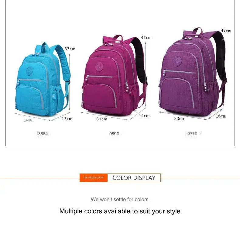 Teens Waterproof School Backpack