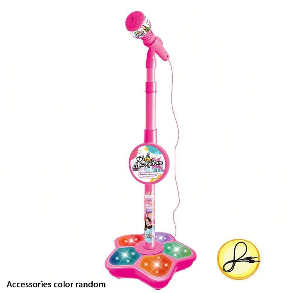Kinder-Mikrofonständer-Spielzeug, tragbare elektronische Karaoke-Karaoke-Mikrofonständer für Kinder, langlebiger Party-Karaoke-Mikrofonständer, Karaoke-Maschine für Kinder