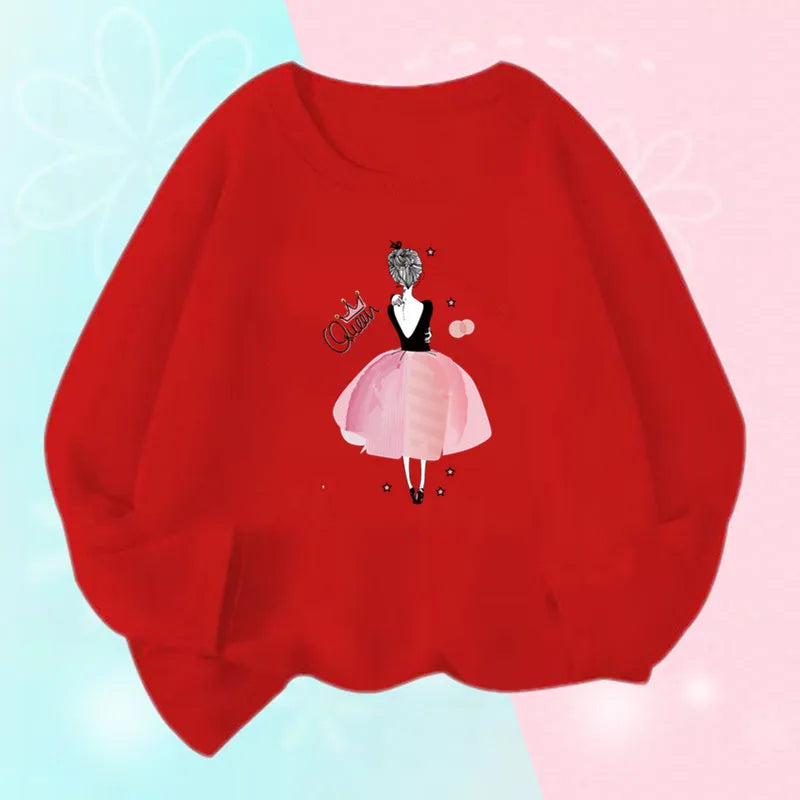 Girls Long Sleeve Graphic Tee