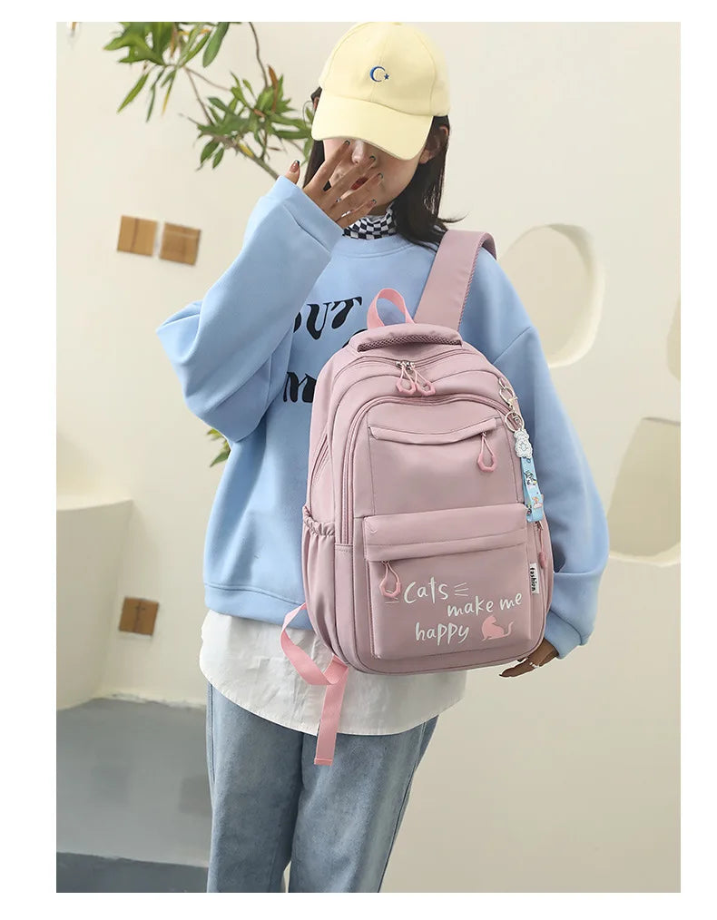 Girls Casual School Backpack