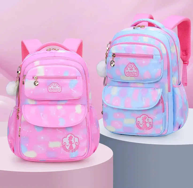 Girls Waterproof School Backpack