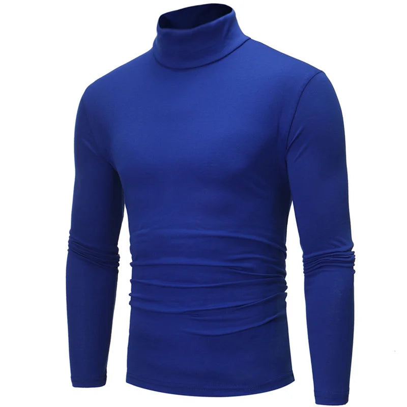 Thermo-Unterwäsche Tops Herren Winterkleidung Thermoshirt Herbst Herren Winterstrumpfhose Stehkragen Dünn Slim Fit Langarm T-Shirt