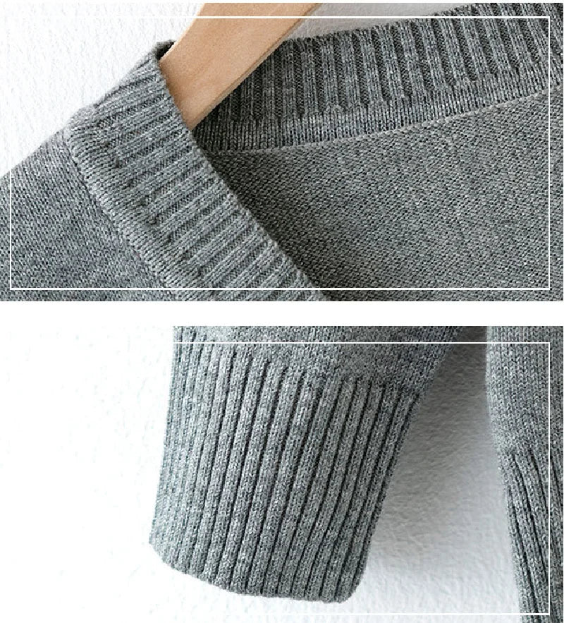 Winter Jungen Strick pullover große Kinder Kleidung Herbst Kinder Baumwolle Pullover Teen feste Strickwaren Mäntel 2-12 Jahre