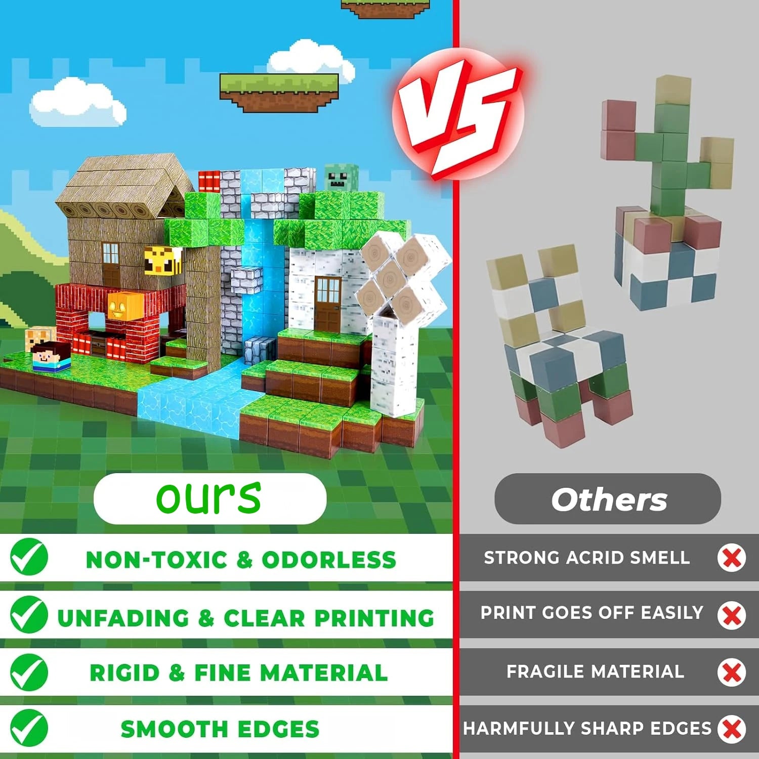Magnetic Forest Building Blocks