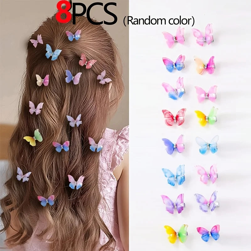 Butterfly Hair Clip Set