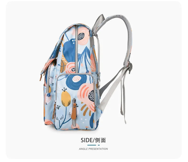 Mama Tasche Nylon gedruckt Mode multifunktion ale Mutter und Baby Taschen gehen Baby Reisen große Kapazität Mutter Tasche Wickelt aschen bebe