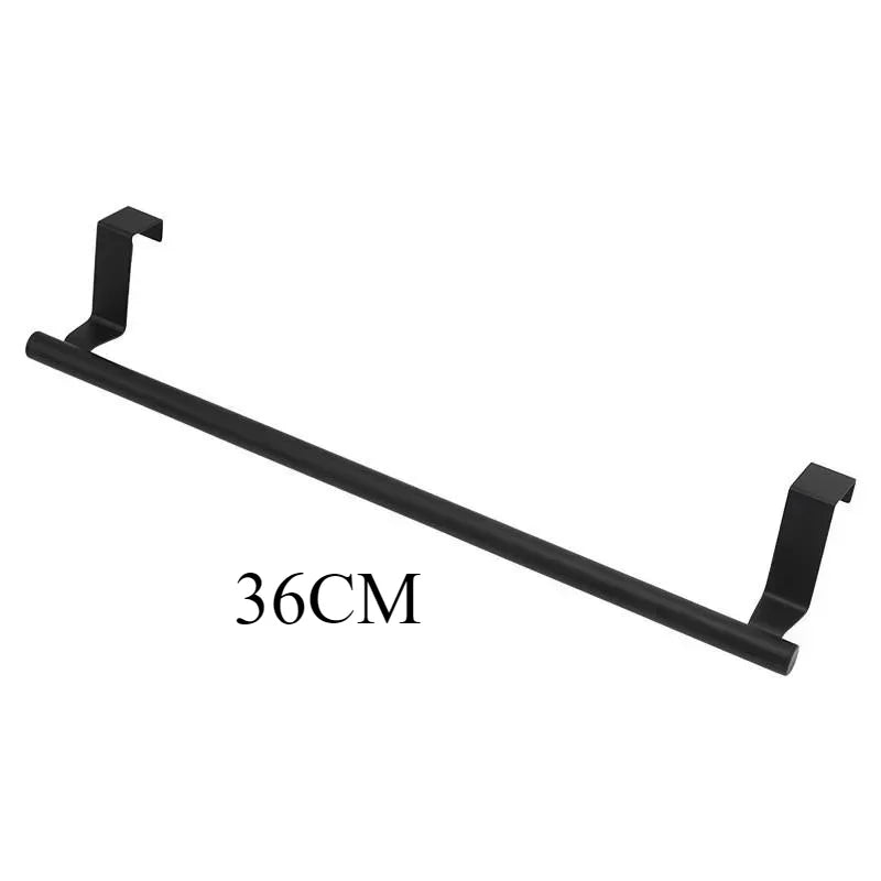 Over-the-Door Towel Rack, Stainless Steel Towel Bar, Storage Organizer for Bathroom, Kitchen, Cabinet Door, Hanging Towel Holder