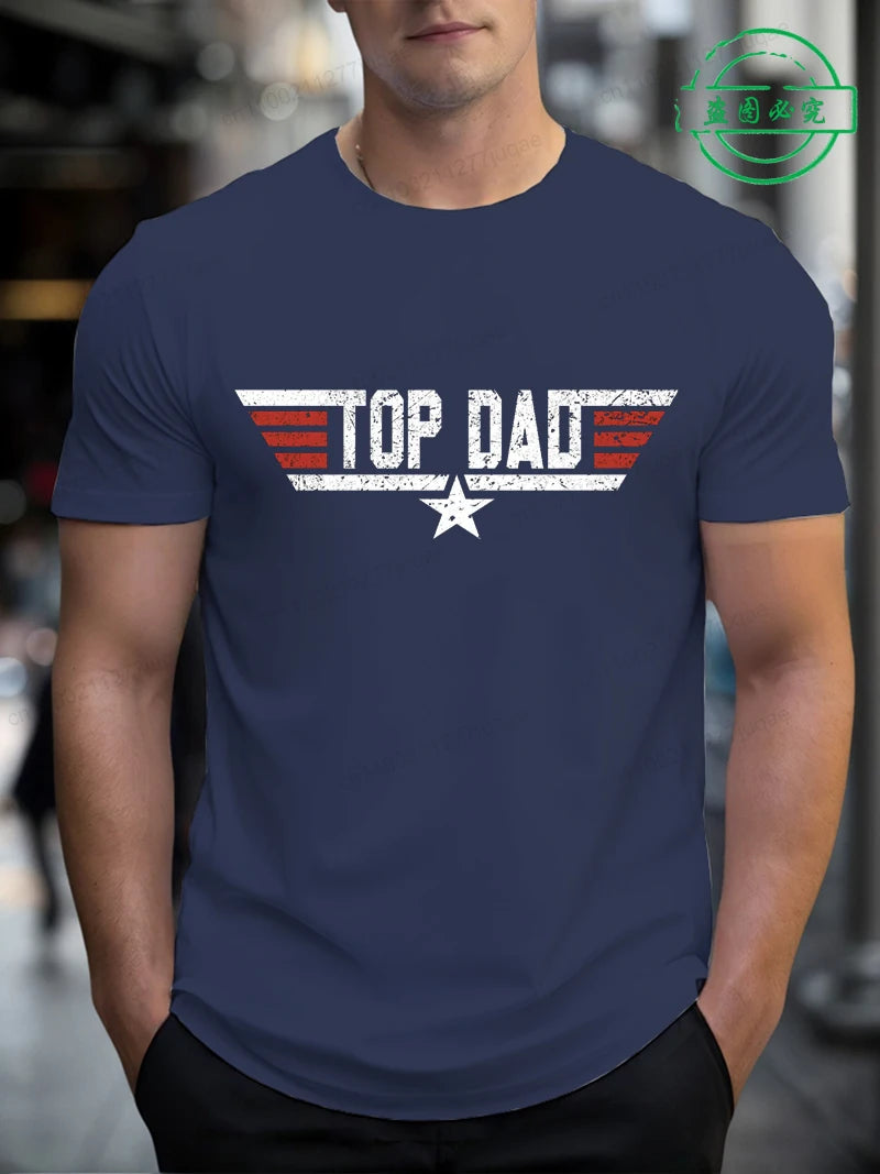 T-Shirts für Männer Top Dad Design Shirts Papa Grafik-T-Shirts Kurzarm Herren Sommer Mode T-Shirts Persönliche Kleidung