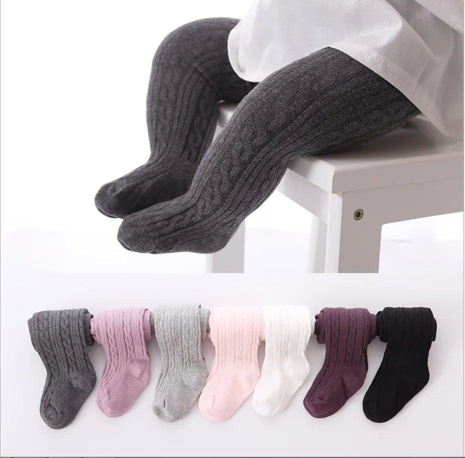 Nette Baby Mädchen Stricken Strumpfhosen Frühling Herbst Winter Kleinkind Baumwolle Strumpf Atmungsaktive Strumpfhosen Für 0-8Years Jungen Mädchen