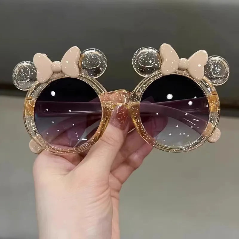 Cute Crystal Bow Kids Sunglasses