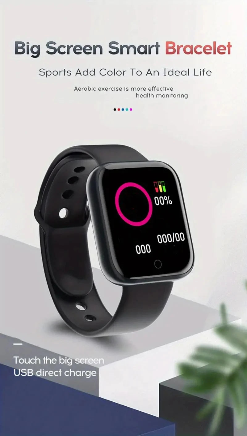 Multifunktionale Smart Watch Männer Frauen Bluetooth Verbunden Telefon Musik Player Fitness Sport Armband Schlaf Monitor D13 Smartwatch