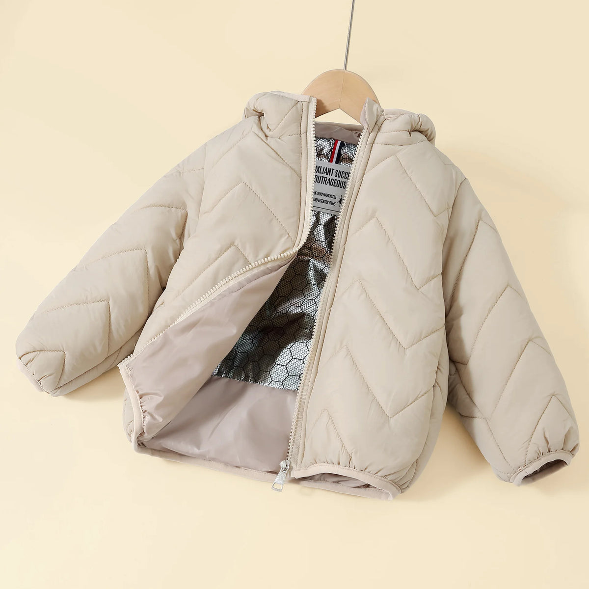 2025 herbst Winter Neue Jungen Mädchen Jacke Einfarbig Dicke Warm Halten Mit Kapuze Zipper Mantel Für 2-12 Jahre jugendliche Kinder Baumwolle Outwear