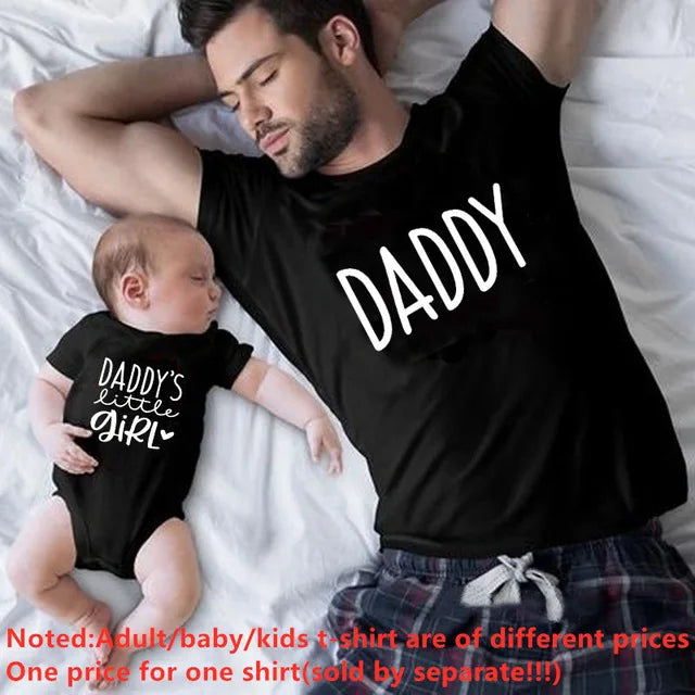 Funny Baby Dad 2022 Family Matching Outfits Simple Pregnancy Announcement Family Look T-Shirt Baby Dad Matching Clothes
