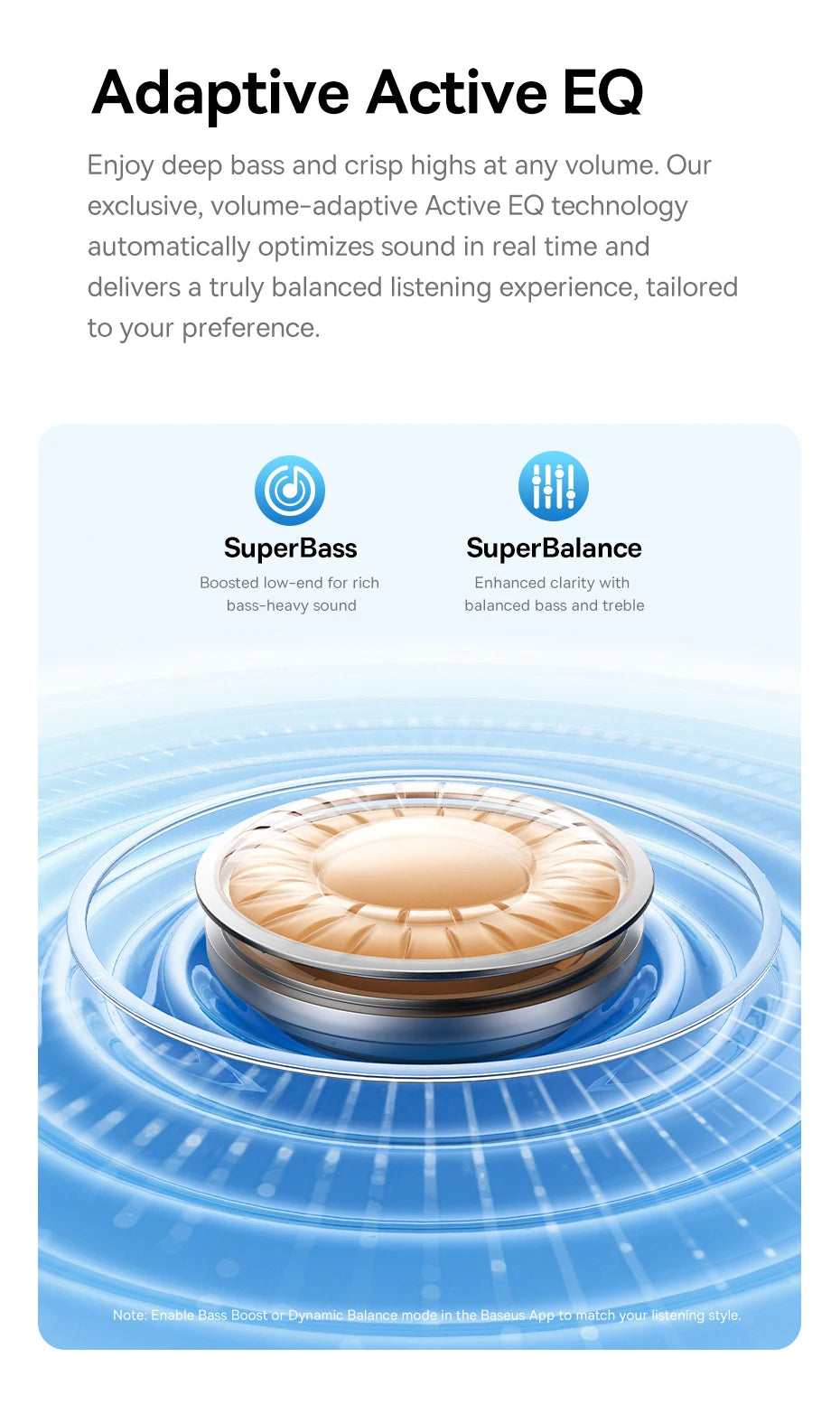 Baseus EP10 Pro ANC Ohrhörer, kabellose Bluetooth 6.0-Kopfhörer, 50 dB, Echtzeit-Adaptive-Kopfhörer, 6 Mikrofon, hochauflösende LDAC IP55-Ohrhörer