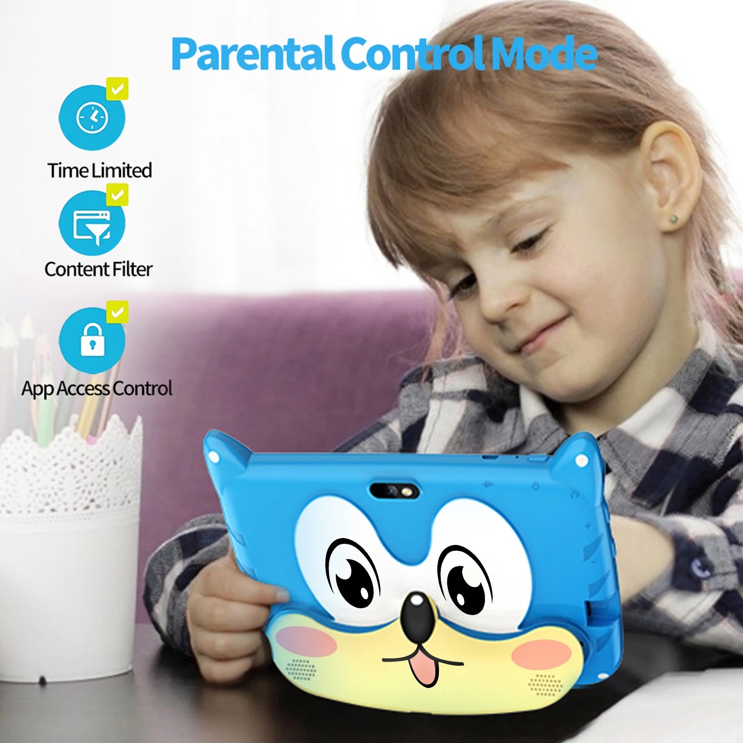 Neue 7 Zoll Globale Version 5G WiFi Kinder Tablets Quad Core Android Lernen Bildung Tablet PC 4 GB RAM 64 GB ROM Kinder Geschenke