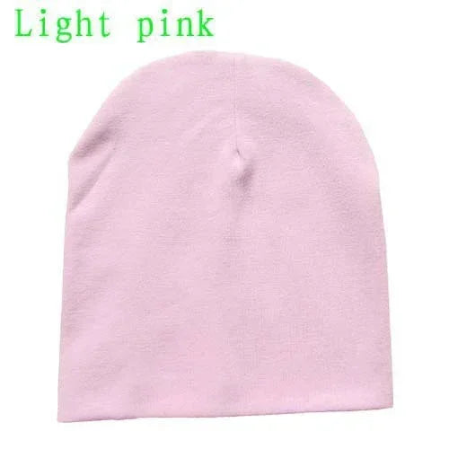 6M-3Y Baby Strickmütze und Schal Set Einfarbig Baumwolle Hip-Hop Beanie Warme Kleinkind-Mütze für Jungen Mädchen Frühling Herbst Winter