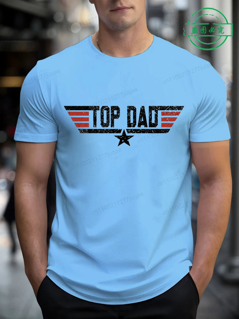 T-Shirts für Männer Top Dad Design Shirts Papa Grafik-T-Shirts Kurzarm Herren Sommer Mode T-Shirts Persönliche Kleidung