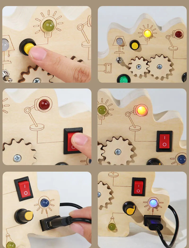 Montessori LED Busy Board