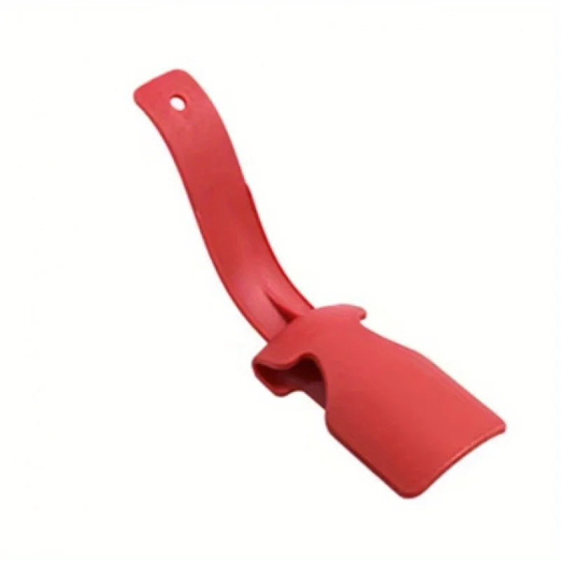 2 Pieces Lazy Shoe Helper, Plastic Shoehorn, No Bending Required, Fits All Shoes, Perfect for Seniors & Pregnant Women
