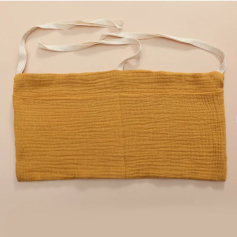 Babybett-Organizer, Kinderbett, Caddy, Bett, Aufbewahrungstasche, 2 Taschen, Nachttisch, hängende Windel, Kinderzimmer, Spielzeug, Tasche, Windeln, Kinderwagen, Organisieren