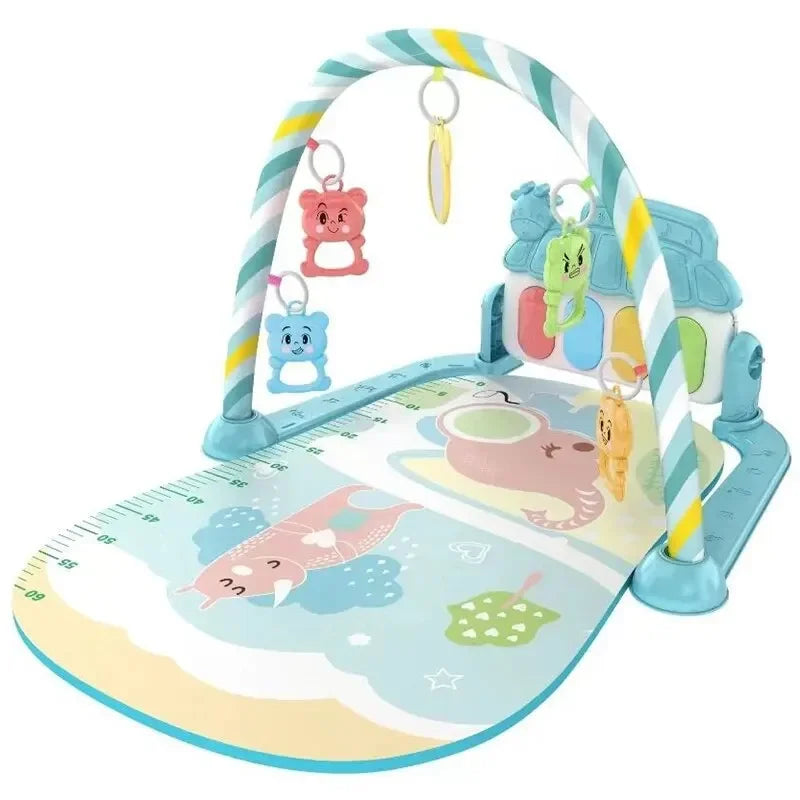 Baby 0-1 Jahre alt Baby Fitness Stand Pedal Klavier Spielzeug Neugeborenen Musik Pedal Klavier Fitnessgeräte Bettglocke Spielzeug