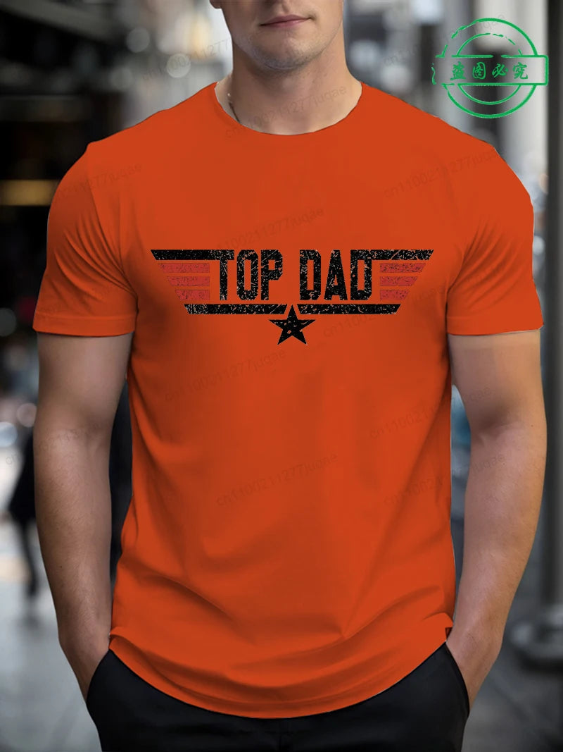 T-Shirts für Männer Top Dad Design Shirts Papa Grafik-T-Shirts Kurzarm Herren Sommer Mode T-Shirts Persönliche Kleidung