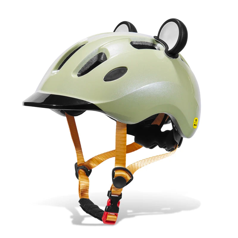 Kinder-Fahrradhelm mit Panda-Cartoon-Design für Kleinkinder, Skateboard, Roller, Radfahren, 51-55cm Kinderfahrradhelm