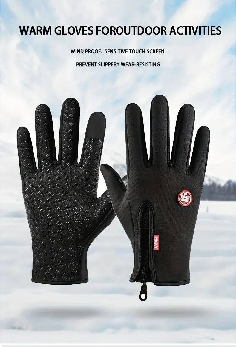 Outdoor-Fahrrad handschuhe, Fahrräder für Wärme und Anti-Rutsch im Herbst und Winter