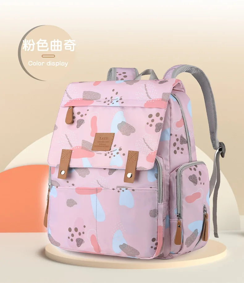 Mama Tasche Nylon gedruckt Mode multifunktion ale Mutter und Baby Taschen gehen Baby Reisen große Kapazität Mutter Tasche Wickelt aschen bebe