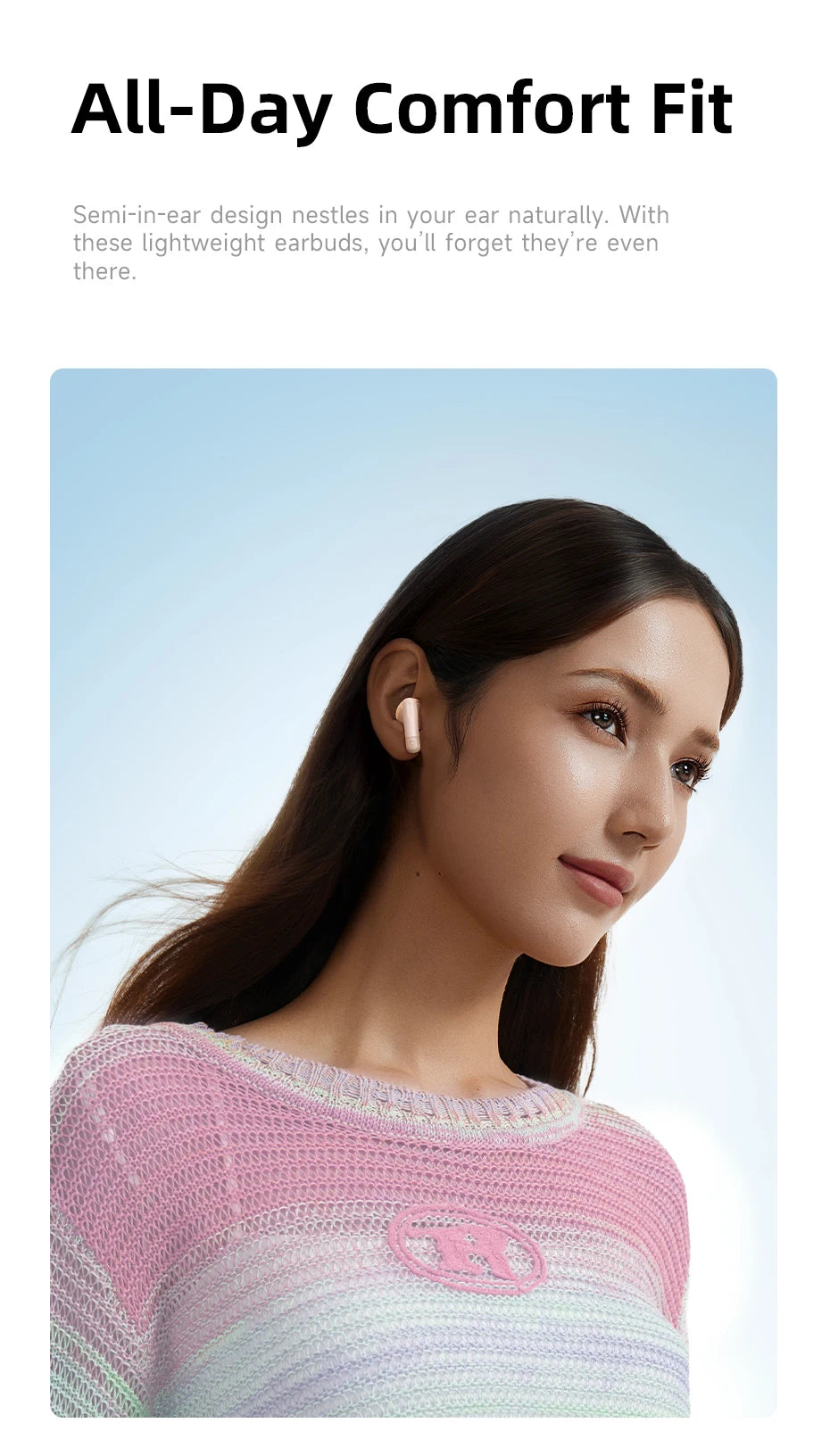 Baseus Bass BS2 Lite True Wireless Earbuds Bluetooth 6.0 Semi-In-Ear-Kopfhörer 2-Mikrofon AI ENC 40H Spielzeit IP55 SuperBass Ohrhörer