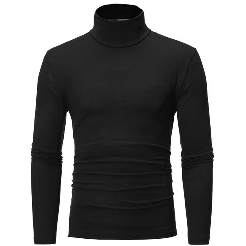 Thermo-Unterwäsche Tops Herren Winterkleidung Thermoshirt Herbst Herren Winterstrumpfhose Stehkragen Dünn Slim Fit Langarm T-Shirt