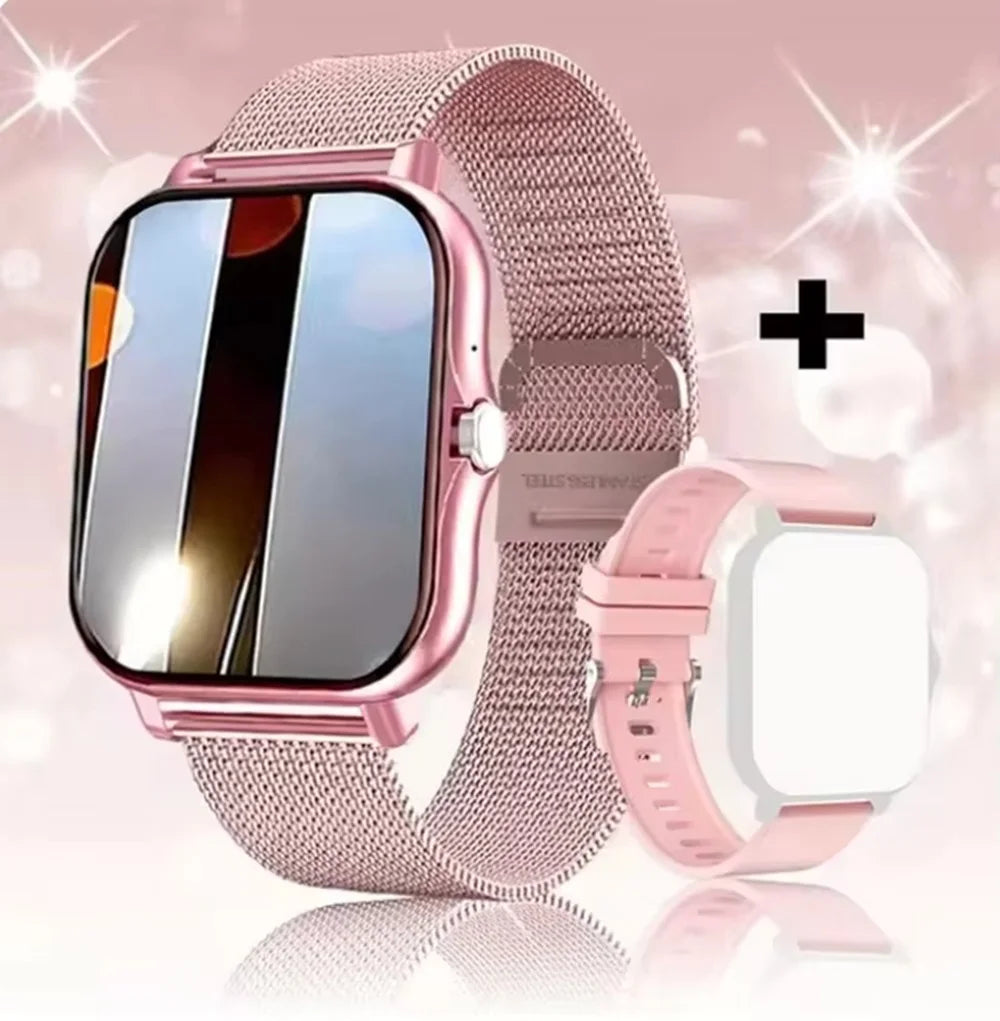 KESHUYOU 2025, neue Smartwatch, Bluetooth, sprechendes Blutsauerstoff-/Blutdruckmessgerät, Smartwatch für Damen und Herren, Weihnachtsgeschenk