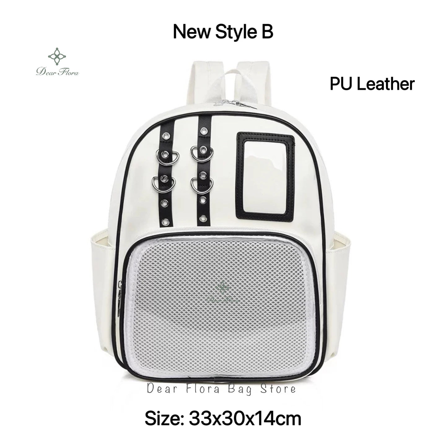 Y2K Nette Mini Rucksack Frauen Kawaii Ita Tasche Süße Mädchen Transparent Rucksack DIY Persönlichkeit Display Rucksack Lolita Schulter Tasche