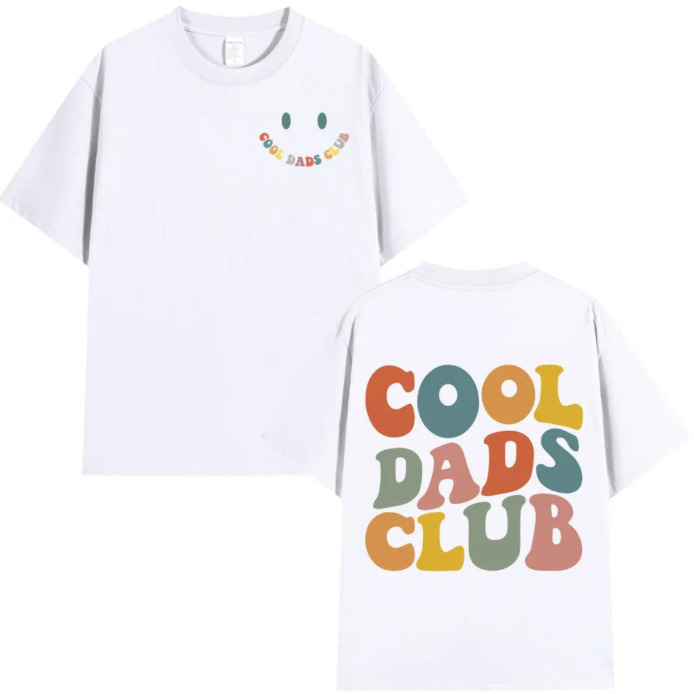 Cool Dad Club T-shirt Männer Kleidung Väter Geburtstag Kurzarm T-shirts Großvater Ehemann Homme Baumwolle T-shirt Tops Streetwear