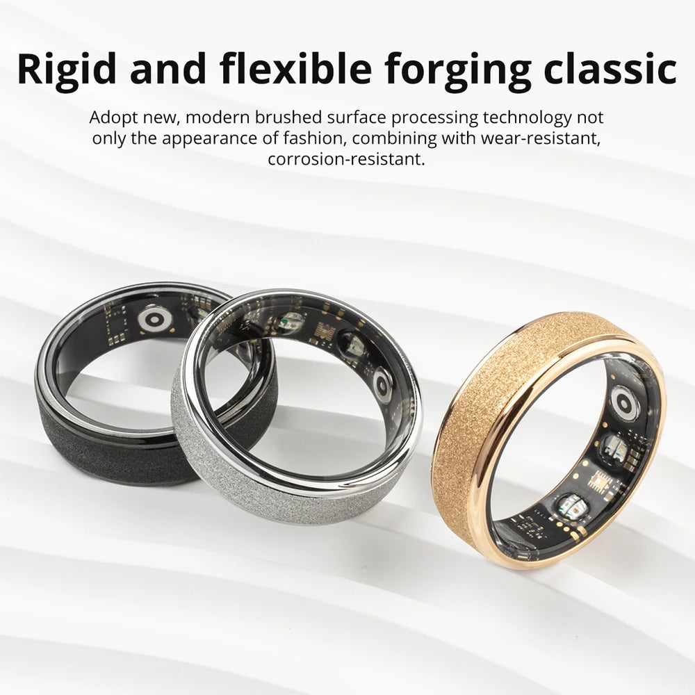 COLMI R10 Smart Ring mit Ladeetui für Männer und Frauen, Gesundheits- und Schlafmonitor, 5ATM wasserdicht, Multi-Sport-Modus