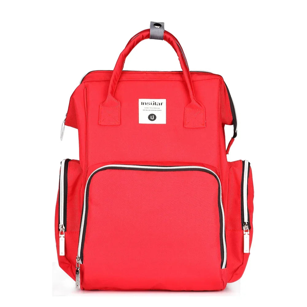 Insular Thermotasche für Kinderwagen und Babyflaschen, Babywindelrucksack, Mutterwindel, Reisetaschen, Babywindeln, Handtasche