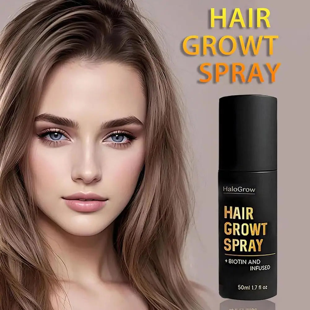 50 ml Haarwachstumsspray fördert die Gesundheit von Haarfollikeln, Melanin-Produktion, Haarverdickungsbehandlung für die Haarpflege von Männern und Frauen