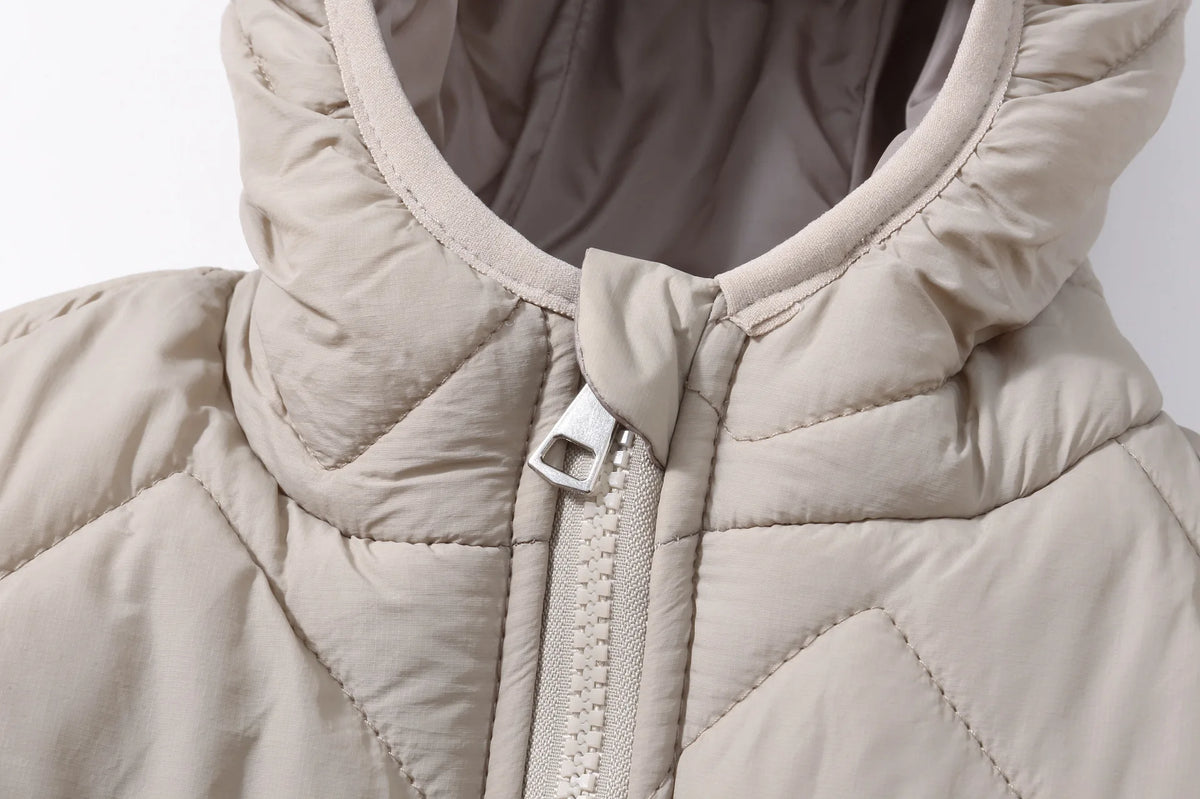 2025 herbst Winter Neue Jungen Mädchen Jacke Einfarbig Dicke Warm Halten Mit Kapuze Zipper Mantel Für 2-12 Jahre jugendliche Kinder Baumwolle Outwear