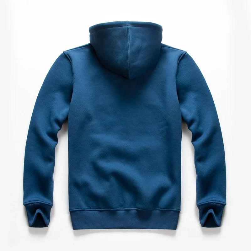 Einfarbige Hoodie Männer Mode Reiß verschluss Langarm übergroße Jacke Mantel Harajuku Gothic Kapuze Sweatshirt y2k Teen bp20933