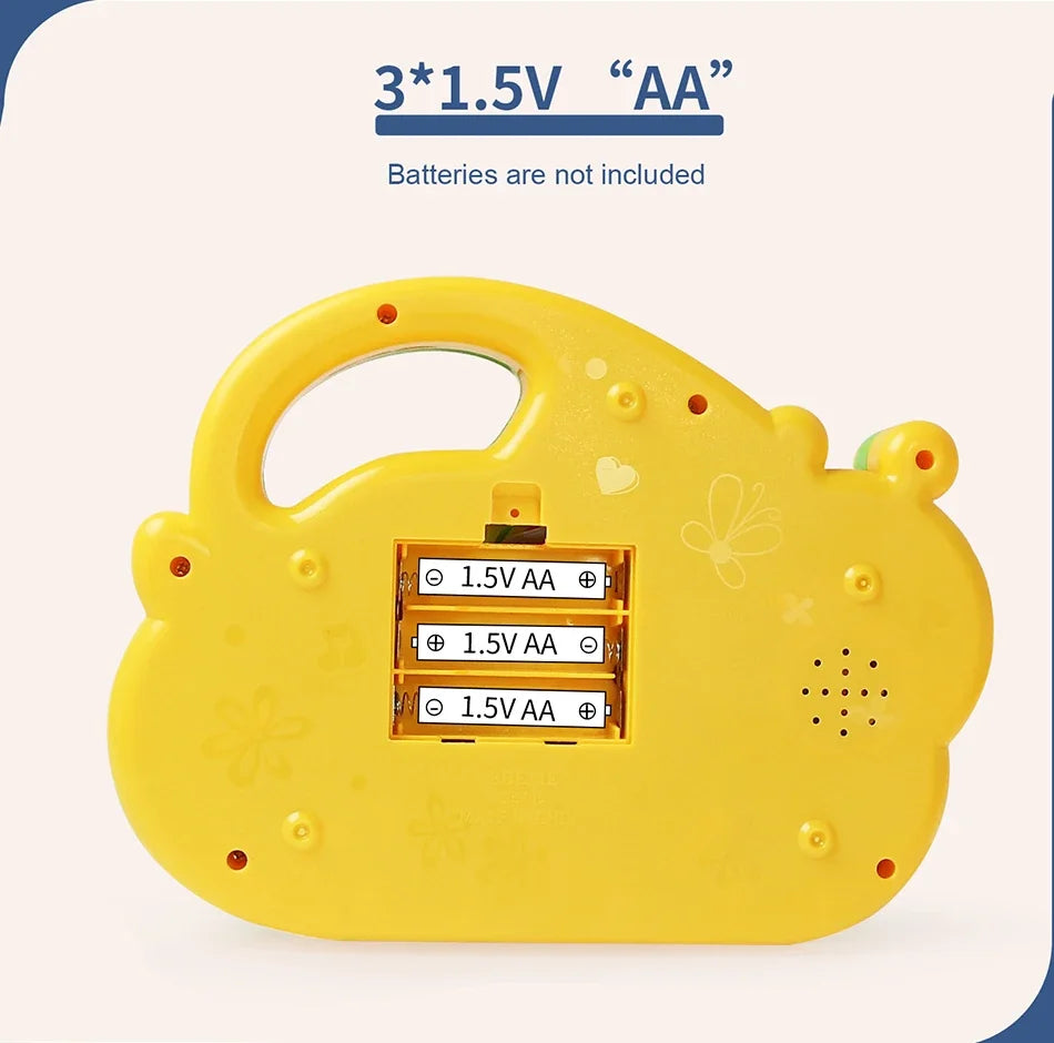 Baby-Musikspielzeug mit Tierklang, Kinder-Klaviertastatur, elektrisches blinkendes Musikinstrument, frühes Lernspielzeug für Kinder