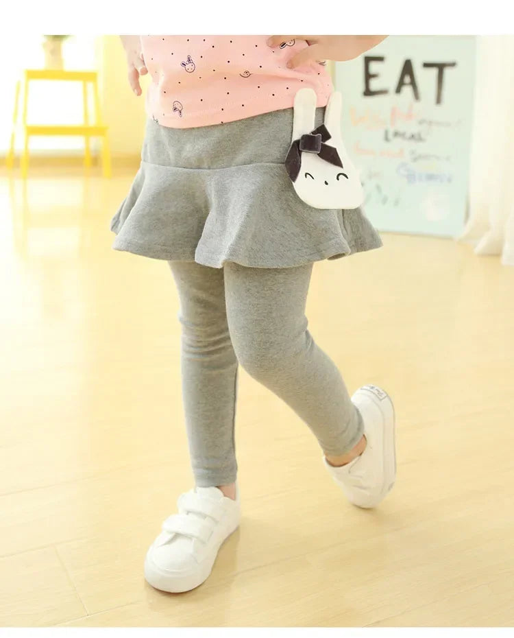 Neue Baby Mädchen Leggings Spitze Prinzessin Rock-hosen Frühling Herbst Kinder Dünne Rock Hosen für 2-7 Jahre kinder Kleidung