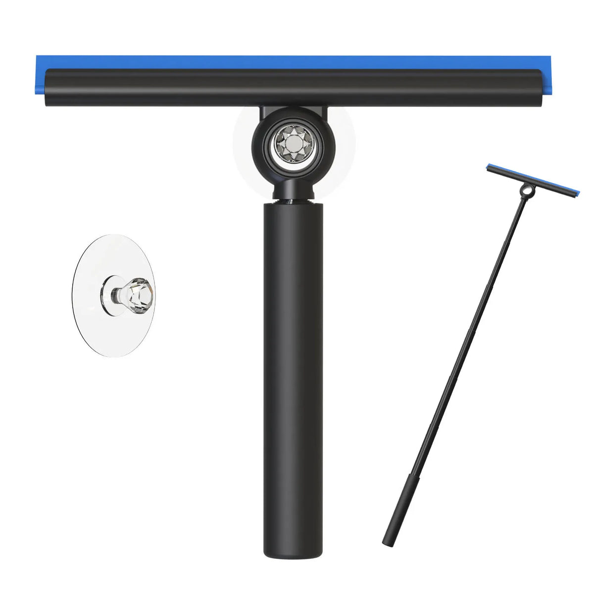 EHOMGUI Shower Squeegee for Glass Doors, Wiper Scraper, Cleaner with Telescopic Handle, Bathroom Mirror, Wiper Scraper, Glass Cleaning