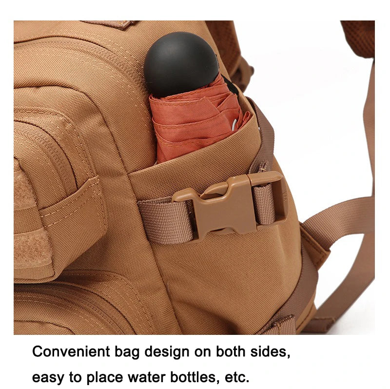 9L Sportrucksack MOLLE 3-Tage Bug Out Bag Mini Outdoor Pack für Damen Herren EDC Camping Wanderrucksack